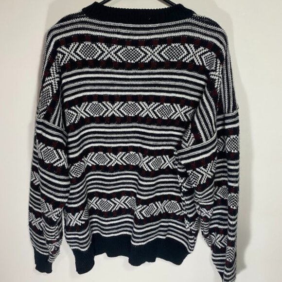 Uniform Code Acrylic Cardigan Sweater - Picture 4 of 4